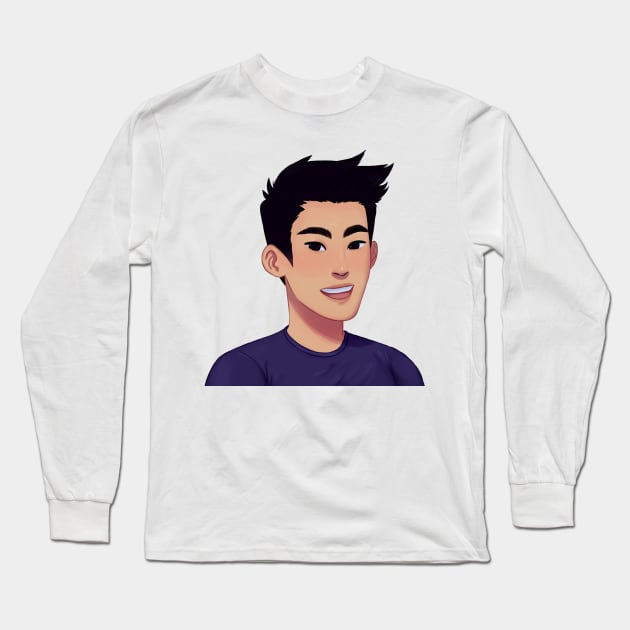 Young Frank Zhang Long Sleeve T-Shirt by ColonelBaconBits